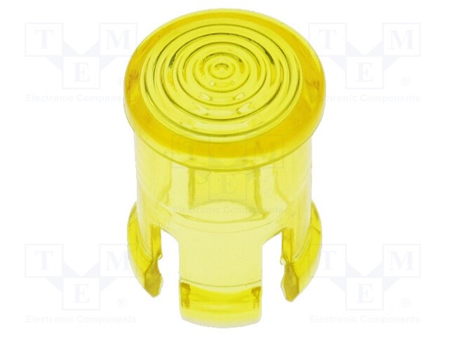LED-LINSSI - PYÖREÄ - KELTAINEN - MATALAPROFIILINEN - 5MM - Linssit LEDeille - KEYS8670 - 1