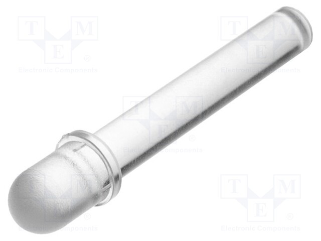 LED-VALOKUIDUT - Ø5MM - PIT: 25,4MM - PYÖREÄ - ETUOSA: KUPERA - SUORA - LED valojohtimet - PLP5-1000 - 1