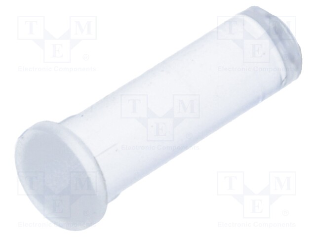 LED-VALOKUIDUT - Ø5MM - PIT: 12,7MM - PYÖREÄ - ETUOSA: KUPERA - SUORA - LED valojohtimet - PLP5-2-500 - 1