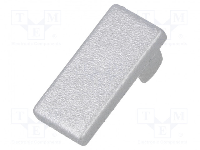 LED PROFIILIN PÄÄTYPALA - HOPEA - 2KPL - ABS - HI8 - Profiilit LED nauhoille - TOP-H8990040 - 1
