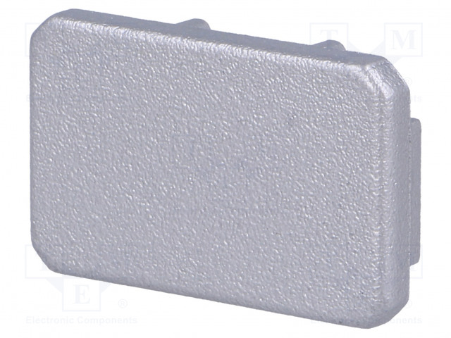 LED PROFIILIN PÄÄTYPALA - HOPEA - 2KPL - ABS - MIKRO-LINE12 - Profiilit LED nauhoille - TOP-70300040 - 1