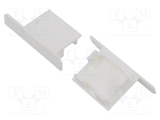LED PROFIILIN PÄÄTYPALA - VALKOINEN - LARKO - Profiilit LED nauhoille - K-C24006C10 - 1