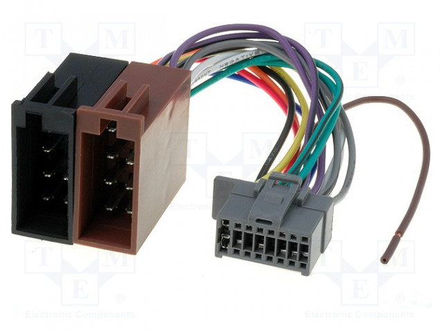 LIITIN - ISO - PANASONIC - PIN: 16 - Radiopaneelien liittimet - ZRS-130 - 1