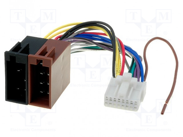 LIITIN - ISO - PANASONIC - PIN: 16 - Radiopaneelien liittimet - ZRS-80 - 1