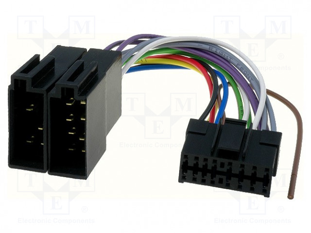 LIITIN - ISO - PIONEER - PIN: 16 - Radiopaneelien liittimet - ZRS-60 - 1