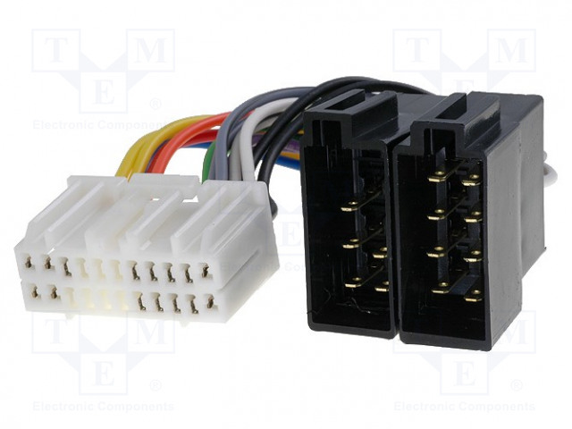 LIITIN - RADIO,ISO - CHRYSLER,JEEP - PIN: 22 - Merkkikohtaiset autoradioliittimet - ZRS-140 - 1
