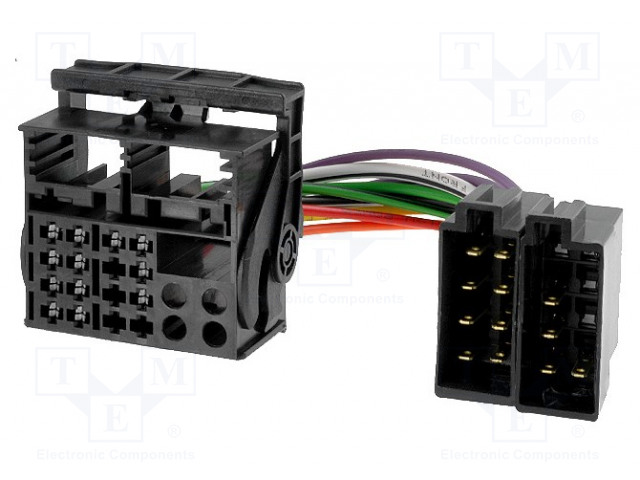 LIITIN - RADIO,ISO,QUADLOCK - FORD - PIN: 16 - Merkkikohtaiset autoradioliittimet - ZRS-160 - 1