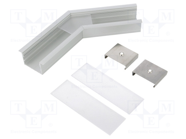 LIITIN 135° - HOPEA - ALUMIINI - ANODISOITU - VARIO30-07 - Profiilit LED nauhoille - TOP-V4820020 - 1