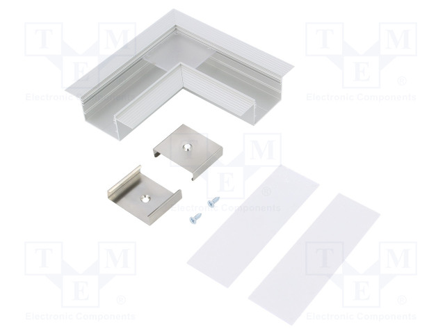 LIITIN 90° - HOPEA - ALUMIINI - ANODISOITU - VARIO30-05 - Profiilit LED nauhoille - TOP-V4730020 - 1