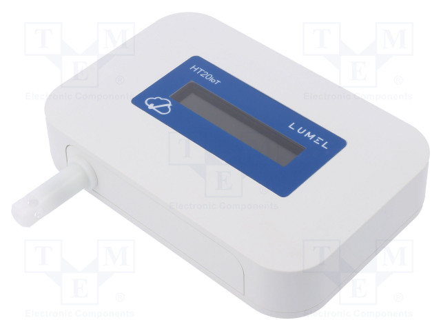 LOGGERI - SEINÄ-IP20 - LÄMP: 0÷40°C - 150X100X28MM - LCD NÄYTTÖ - MQTT - Tiedonkeruulaitteet - HT20IOT-20MQM0 - 1