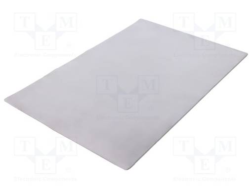 LÄMPÖÄ JOHTAVA ALUSLEVY: GEELI - L: 300MM - W: 200MM - PAKS.: 3MM - Jäähdyttimien eristystarvikkeet - GEL4530 - 1