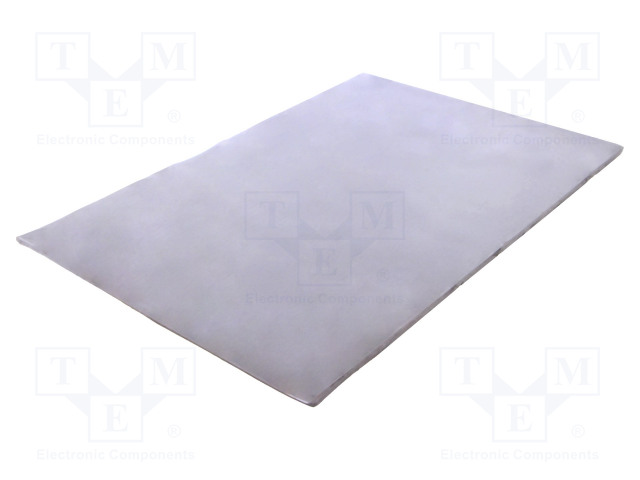 LÄMPÖÄ JOHTAVA ALUSLEVY: GEELI - L: 300MM - W: 200MM - PAKS.: 5MM - Jäähdyttimien eristystarvikkeet - GEL4550 - 1