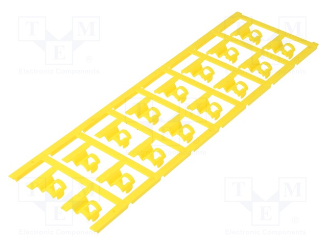 MERKIT - 3,5÷7MM - POLYAMIDI 66 - KELTAINEN - -40÷100°C - SFC - UL94V-2 - Kaapeleiden merkintä - WM-1025270000 - 1