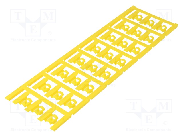 MERKIT - 4÷6MM - POLYAMIDI 66 - KELTAINEN - -40÷100°C - KIINNITYSTARRA - Kaapeleiden merkintä - WM-1062070000 - 1