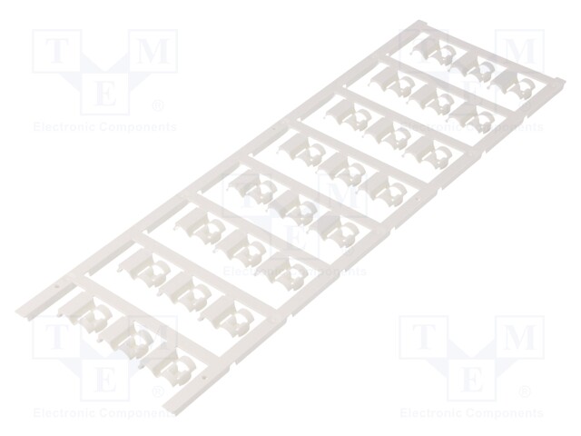 MERKIT - 4÷6MM - POLYAMIDI 66 - VALKOINEN - -40÷100°C - KIINNITYSTARRA - Kaapeleiden merkintä - WM-1062000000 - 1
