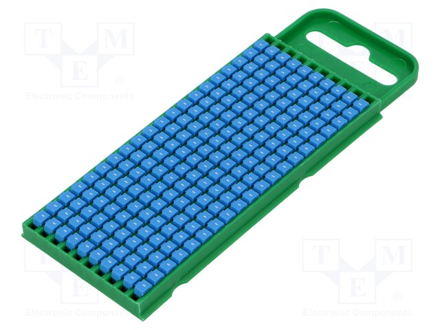 MERKIT - MERKINTÄ: -0,8÷2,2MM - POLYAMIDI - SININEN - -40÷85°C - WIC - Kaapeleiden merkintä - WIC0---PA66-BU1000 - 1