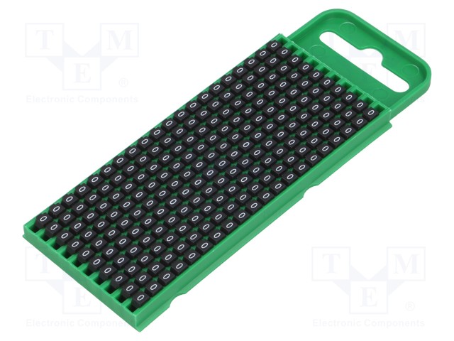 MERKIT - MERKINTÄ: 0 - 0,8÷2,2MM - POLYAMIDI - MUSTA - -40÷85°C - WIC - Kaapeleiden merkintä - WIC0-0-PA66-BK1000 - 1