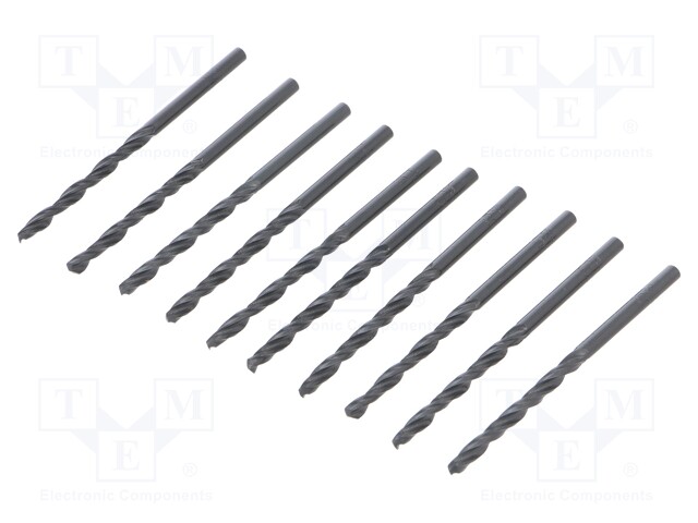 METALLIPORANTERÄ - Ø: 3MM - L: 61MM - HSS PIKATERÄS - 10KPL - HSS-R - Metalliporanterät - MTB.627720 - 1
