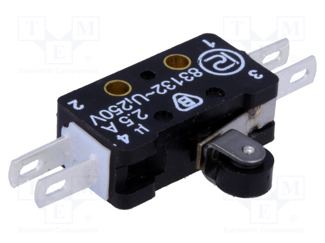 MIKROKYTKIN SNAP ACTION - 2,5A/250VAC - 0,3A/220VDC - ON-(ON) - AS: 2 - SANP ACTION mikrokytkimet - WLK-10 - 1