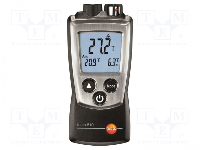 MITTARI: LÄMPÖTILA-DIGITAALINEN - LCD - -10÷50°C - TARKK: ±0,5°C - Kosteusmittarit - TESTO810 - 1