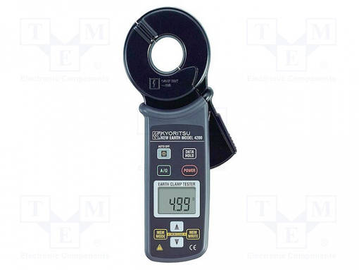 MITTARI: MAADOITUSRESISTANSSI - ØJOH: 32MM - LCD - NÄYTTEENOTTO: 1X/S - Sähköverkostojen testerit ja mittarit - KEW4200 - 1