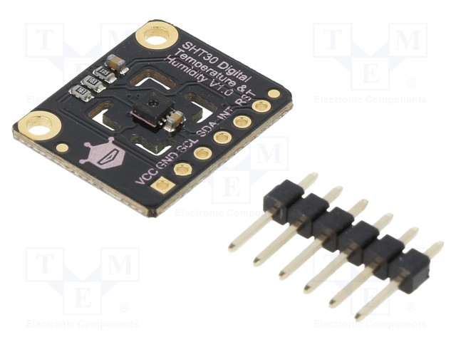 MITTAUSANTURI - LÄMPÖTILAT,KOSTEUS-I2C - 3,3÷5,5VDC - IC: SHT30 - Ympäristöanturit - DF-SEN0330 - 1