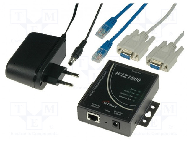 MODUULI: ETHERNET - 5VDC - RS232 - EU - Ethernet moduulit - WIZ1000 - 1