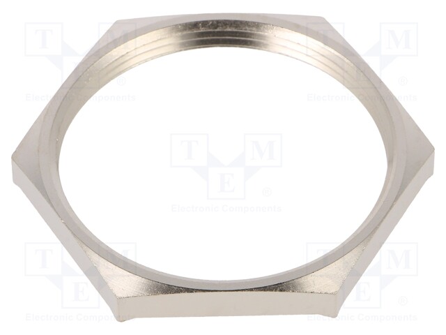 MUTTERI - VARUSTETTU MAADOITUKSELLA - PG36 - MESSINKI - 51MM - Läpivientikappaleiden mutterit - LP-52103270 - 1