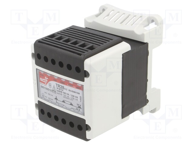 MUUNTAJA: VERKKOMUUNTAJA - 100VA - 230VAC,400VAC,460VAC - 12V - 24V - Muuntajat kiinnityksen kanssa - DF-680100010 - 1