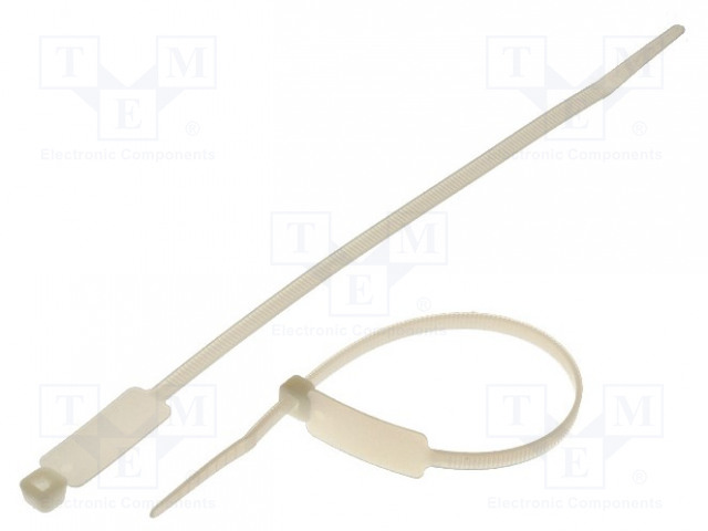 NIPPUSIDE - TEKSTIPINNAN KANSSA - L: 200MM - W: 4,6MM - LUONNOLLINEN - Nippusiteet - MCV-200 - 1