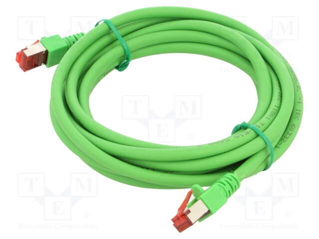 PATCH KAAPELI - S/FTP - CAT: 6 - RJ45-PISTOKE,MOLEMMIN PUOLIN - LANKA - CU - RJ45 Ethernet kaapelit - HELUKAT-803010 - 1