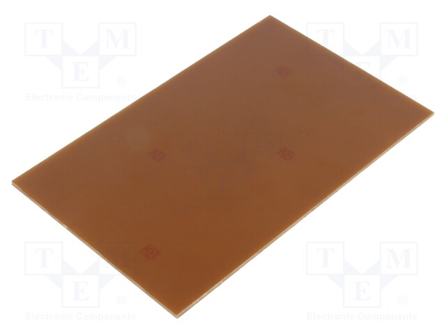 FR2-PIIRILEVY - 1,5MM - L: 160MM - W: 100MM - Piirilevyt 1-puoleiset - FR2100X160X153500 - 1