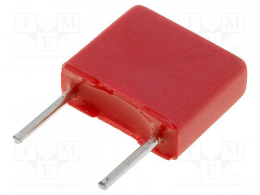 POLYESTERIKONDENSAATTORI - 100NF - UTOIMINTA: 100VDC - 63VAC - 5MM - Muovikondensaattorit - MKS2-100N100 - 1