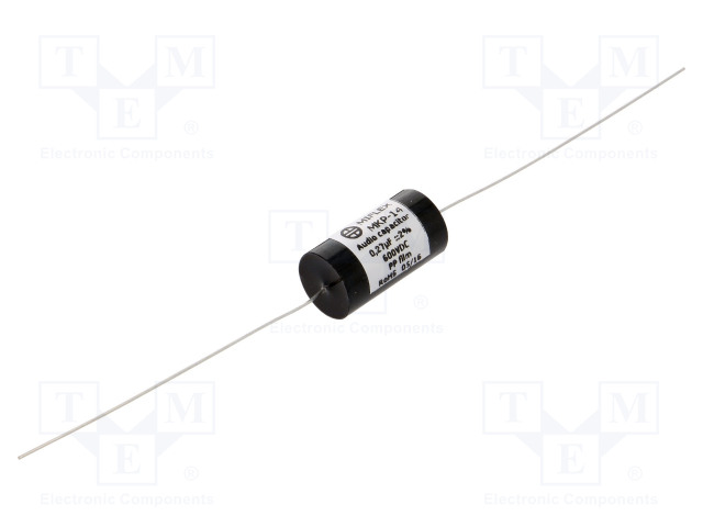 POLYPROPYLEENIKONDENSAATTORI - 0,27UF - 600VDC - ±2% - Ø10,8X24MM - Kondensaattorit MKP - MKP14-0.27U600 - 1