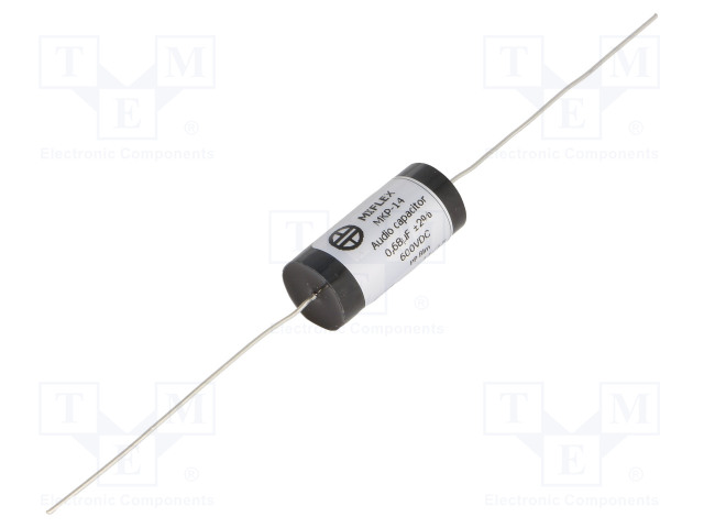POLYPROPYLEENIKONDENSAATTORI - 0,68UF - 600VDC - ±2% - Ø14,1X30MM - Kondensaattorit MKP - MKP14-0.68U600 - 1