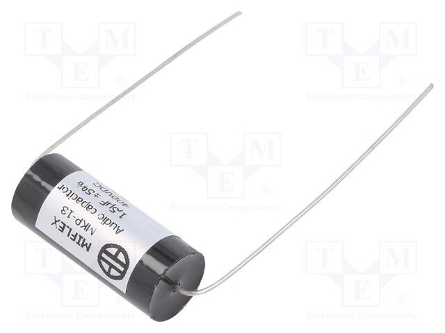 POLYPROPYLEENIKONDENSAATTORI - 1,5UF - 400VDC - ±5% - Ø14X29MM - Kondensaattorit MKP - MKP13-1.5UJ400 - 1