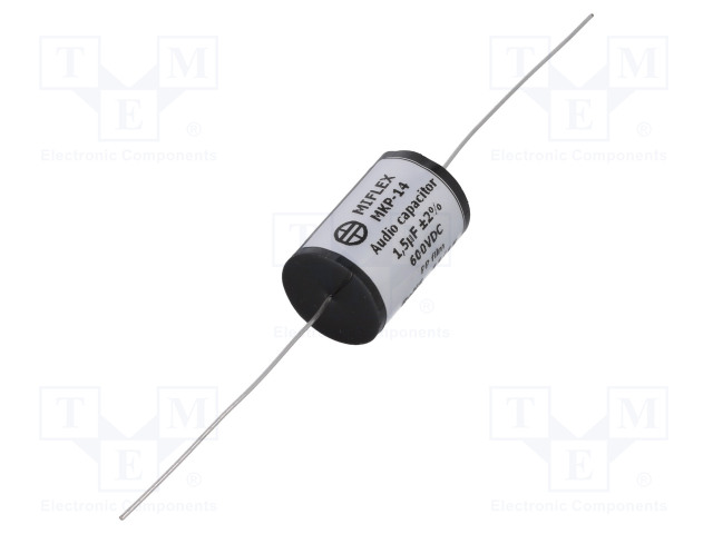 POLYPROPYLEENIKONDENSAATTORI - 1,5UF - 600VDC - ±2% - Ø18,4X33MM - Kondensaattorit MKP - MKP14-1.5U600 - 1