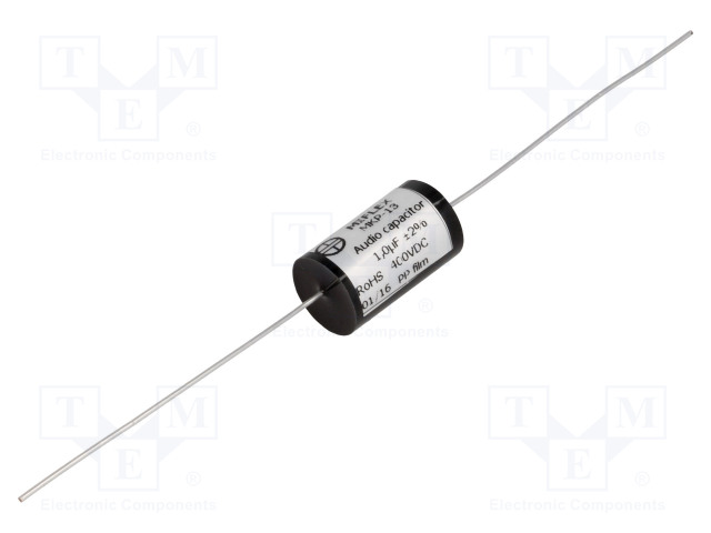 POLYPROPYLEENIKONDENSAATTORI - 1UF - 400VDC - ±2% - Ø13,9X24MM - Kondensaattorit MKP - MKP13-1U400 - 1