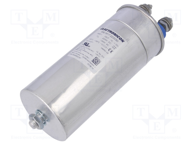 POLYPROPYLEENIKONDENSAATTORI - 22UF - 2,25KVDC - 1,35KVAC - ±10% - Muovikondensaattorit - E62.M17-223C60 - 1