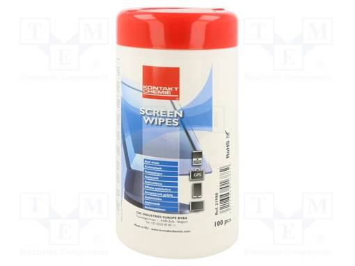 PUHDISTIN: RÄTTI - 100KPL - 180X130MM - PUHDISTAMINEN - KYLLÄSTETYT - Puhdistuskemikaalit ja aerosolit - SCREENWIPES100 - 1