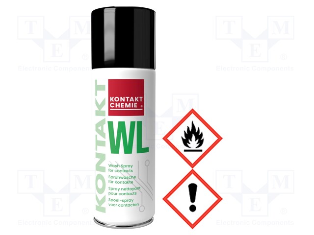 PUHDISTUSAINE - KONTAKT WL - 200ML - AEROSOLI - PURKKI - VÄRITÖN - Puhdistuskemikaalit ja aerosolit - WL200 - 1