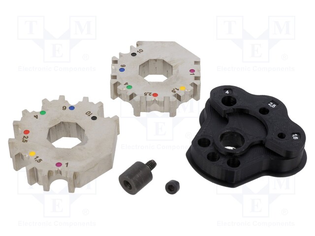 PURISTUSLEUAT - ERISTÄMÄTTÖMÄT LIITTIMET - TERÄ: N.66 HRC - Krimppauspihdit kaapelipäätteisiin - MULTIBEX-M10 - 1