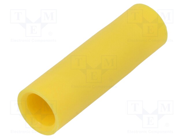 PÄÄTE: JATKOHOLKKI - ERISTETTY - KUPARI - 6MM2 - ERISTYS: POLYAMIDI - Pääteholkit ja jatkoholkit - KLE-650 - 1