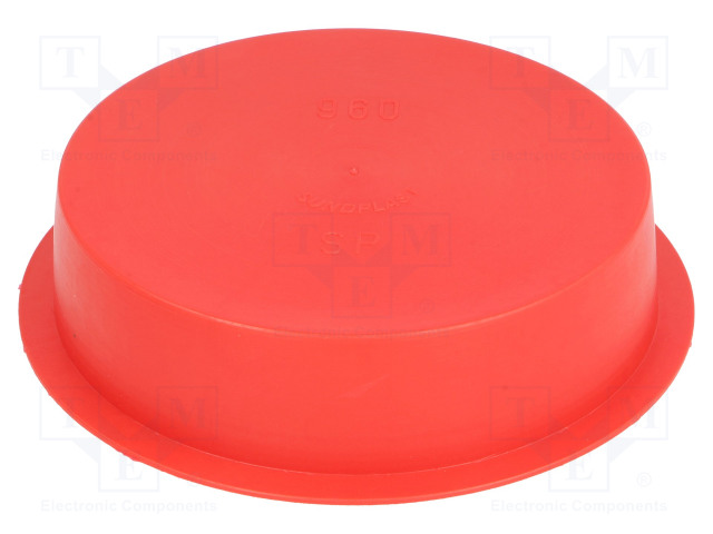 KANNE - RUNKO: PUNAINEN - ULKOHALK: 98MM - H: 24MM - LDPE - PAINETTAVA - Tapit ja hylsyt - SP960 - 1