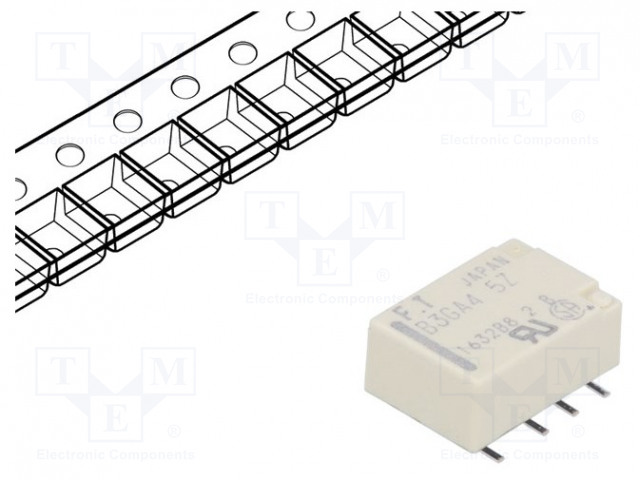 RELE - DPDT - UKELAN: 4,5VDC - 2A - 0,3A/125VAC - Pienoisreleet - FTR-B3GA4.5Z-B10 - 1