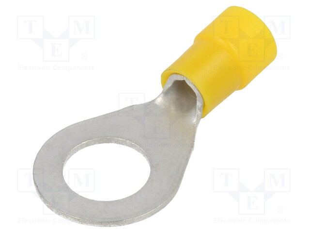 RENGASLIITIN - M10 - Ø: 11MM - 4÷6MM2 - PURISTETTAVA - ERISTETTY - Eristetyt liittimet - KOE-10-6100 - 1