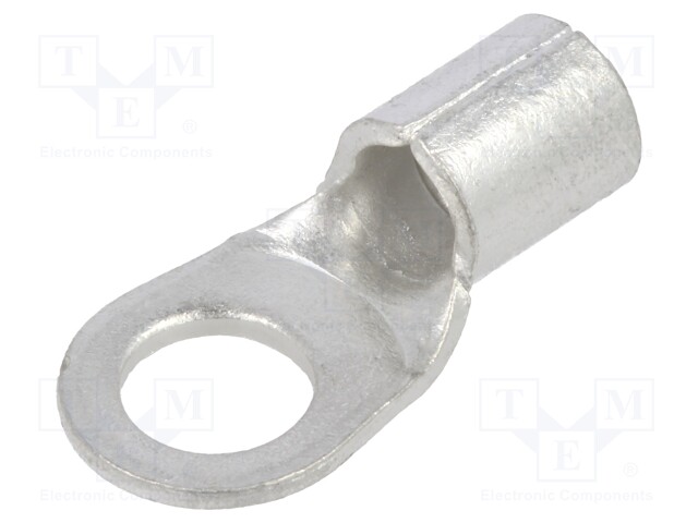 RENGASLIITIN - M6 - 10MM2 - PURISTETTAVA - TINATTU - KUPARI - Eristämättömät liittimet - KOA-6-10100 - 1