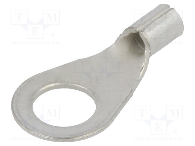 RENGASLIITIN - M6 - 1,5÷2,5MM2 - PURISTETTAVA - TINATTU - KUPARI - Eristämättömät liittimet - KOA-6-2.5100 - 1