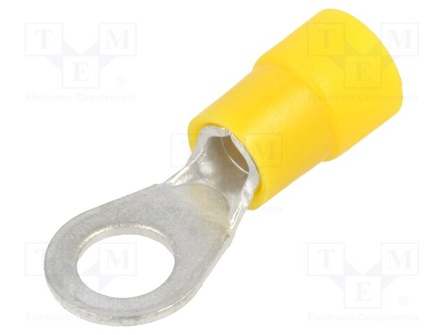 RENGASLIITIN - M6 - Ø: 6,5MM - 4÷6MM2 - PURISTETTAVA - ERISTETTY - Eristetyt liittimet - KOE-6-6100 - 1