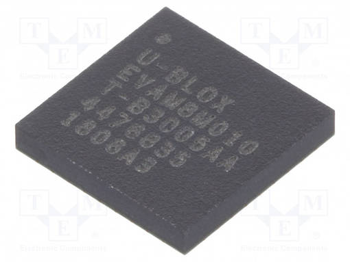 MODUULI: GPS/BEIDOU - ±2,5M - NMEA,RTCM,UBX - -164DBM - 1,65÷3,6VDC - GNSS (GPS) moduulit - EVA-M8M-0 - 1